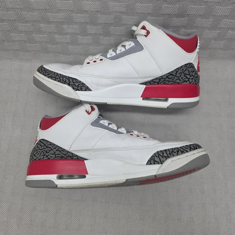Nike Air Jordan 3 Retro Fire Red Mens Size 11.5 DN3707-160